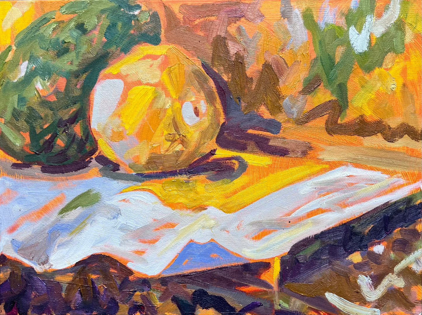 Lemon on Orange