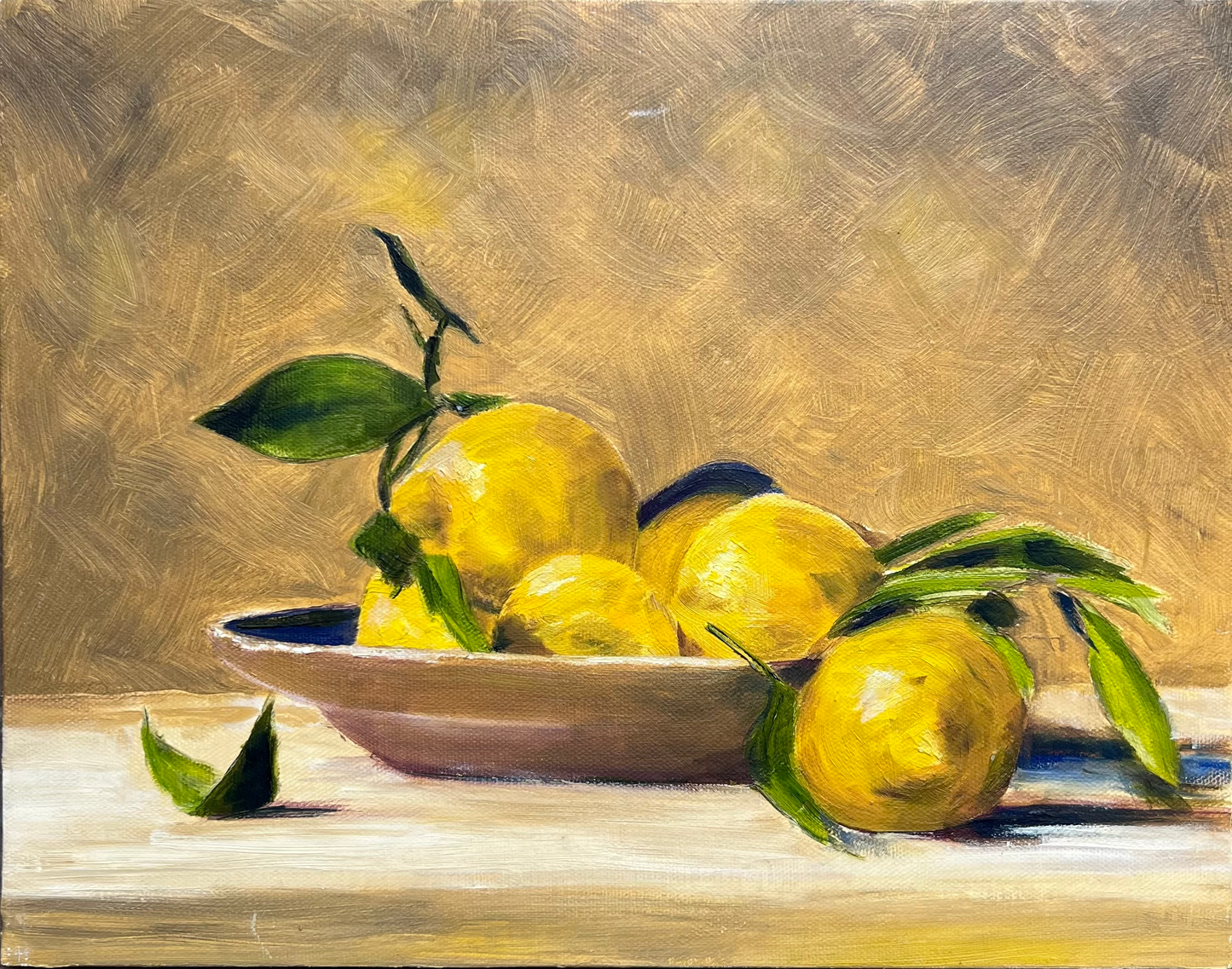 Lemons on Yellow Ochre